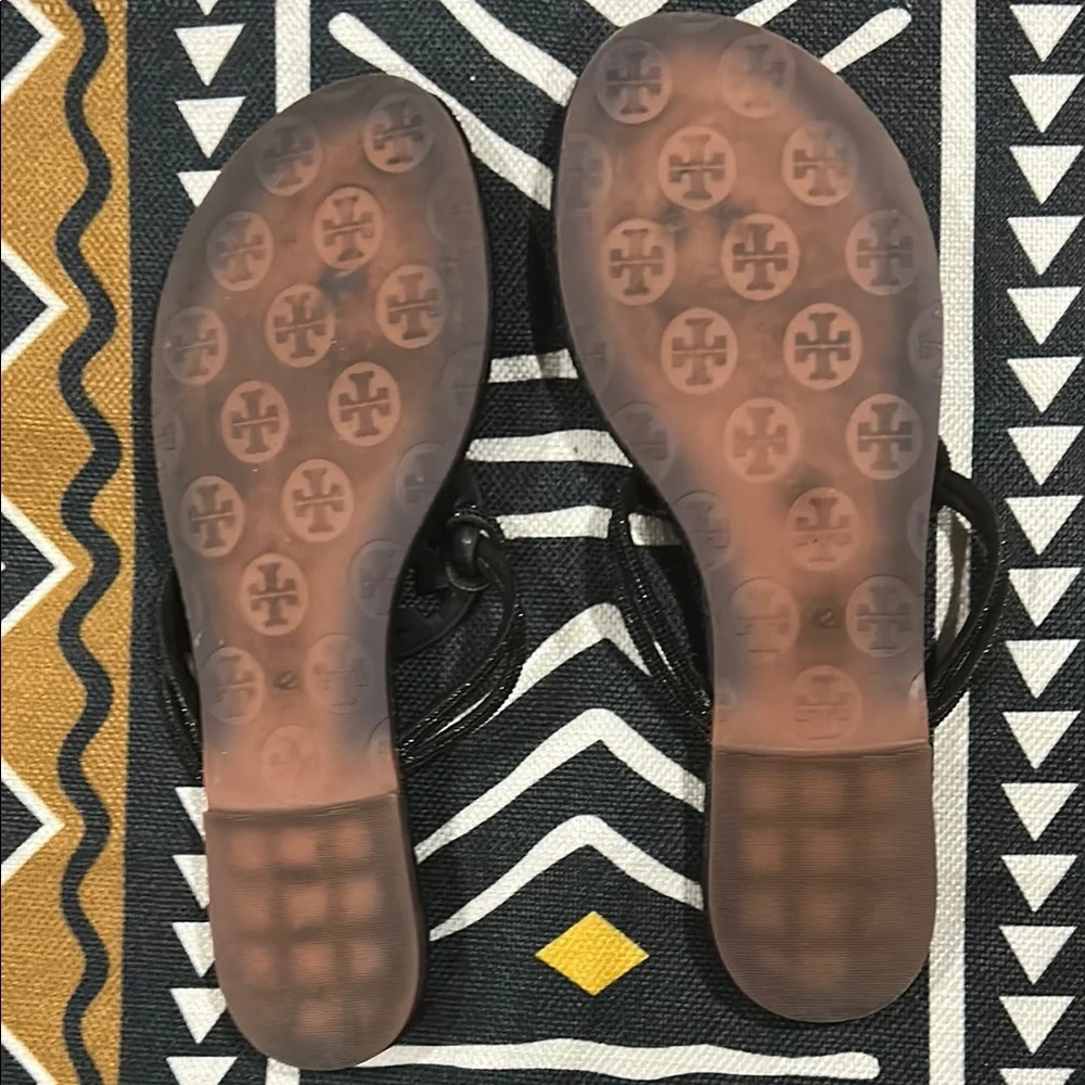 Tory Burch Black Pave Sandals - Picture 5 of 6